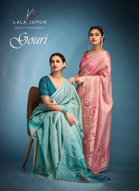 Gouri By Kala Jamun Tissue Wholesale Saree Wholesale Market In India Catalog